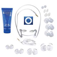 Underwater Audio 100% Waterproofing Compatible with iPod Shuffle, HydroActive Headphones, and AquaGuard (Royal Blue)