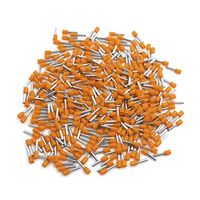 uxcell 360pcs Orange Copper AWG 12 Wire Crimp Insulated Cord Pin End Ferrules Terminal