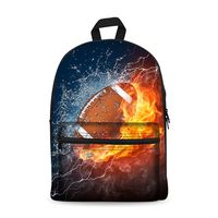 Children Laptop Bag Age7-16 Canvas 15 Inch Combustion School Bag (Football)