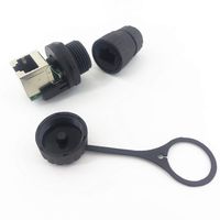 ETS Networking RJ45 Weatherproof Female to Female Panel Mount Keystone Jack