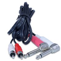 Dual RCA Stereo to Dual 1/4" Mono (Ts) Connectors 9ft Long