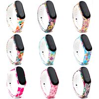 honecumi Colorful Strap Replacement for Xiaomi 3 Watch Band Wrist Strap Bracelet Adjustable Pattern Xiaomi Mi Band 3 Smartwatch Strap Bands for Men&Women-Xiaomi 3 Wrist Band-9 pcs