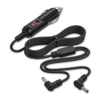 IBERLS 12V Vehicle Lighter Car Charger Cord for Philips Portable DVD Player Ly-02, Ay4133, Ay4197 Dual-Screens DC Adapter Auto Power Supply Cable (Dual)