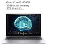 2019 Newest HP Elitebook 850 G6 15.6" Full HD FHD(1920x1080) Business Laptop (Intel Quad-Core i7-8565U Vpro, 32GB DDR4 RAM, 2TB PCIe NVMe SSD) Fingerprint, Backlit, Thunderbolt, B&O, Windows 10 Pro