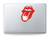 Rock Band Rollingstone RED - Sticker Decal MacBook, Air, Pro All Models