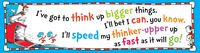 Eureka Dr. Seuss' Cat in the Hat Motivational Classroom Banner, 12'' x 45''