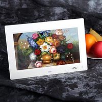 Andoer 10'' HD TFT-LCD 1024600 Digital Photo Frame Alarm Clock MP3 MP4 Movie Player with Remote Desktop
