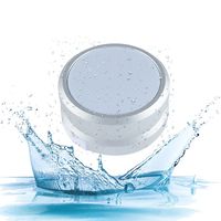 Portable Waterproof Bluetooth Speaker, Exceptional Bass and Rich Stereo Sound, Plays Loud, Mosquito Reject, Build in Microphone, Play 2 together for Music in Dual Stereo, Splashproof (New) Grey