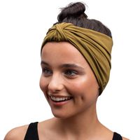 BLOM Original Multi Style Headbands. Women Headband for Yoga Fashion Workout Running Athletic. Turban Wide Comfort Designer. (Plantae)