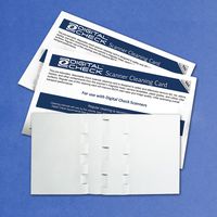 Digital Check Scanner Cleaning Card Featuring Waffletechnology