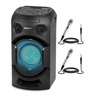 Sony MHC-V21 High Power Audio System with Bluetooth Karaoke Bundle