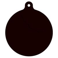 High Caliber AR500 1/2" Thick Targets - For precision practice (12" Target - 1 Count, Half Gong)