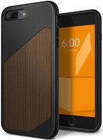 Caseology Spectra for Apple iPhone 8 Plus Case (2017) / for iPhone 7 Plus Case (2016) - Hybrid Design - Black/Walnut