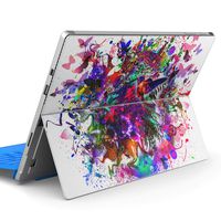 igsticker Ultra Thin Premium Protective Back Stickers Skins Universal Tablet Decal Cover for Microsoft Surface Pro7 / Pro2017 / Pro6 012273 Paint Colorful Bird