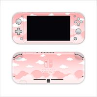 Rose Gold Pastel Sky Clouds Full Wrap for Nintendo Switch Lite 3M Vinyl Skin for Nintendo Switch Lite 3M Premium Vinyl 3M overlaminate