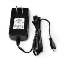 HQRP AC Adapter Works with Eton FRX5 Hand Crank Emergency Weather Radio Power Supply Cord Adaptor Charger FR-X5 NFRX5SWXBG + Euro Plug Adapter