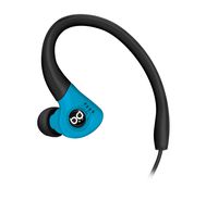 Bell'O Digital BDH251BLBK Over-The-Ear Sport Headphones with Track Control and Microphone, Blue