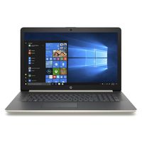 HP 17.3" HD+ SVA WLED-Backlit Notebook Laptop, Intel Core i5-8250U up to 3.4GHz, 16GB Intel Optane + 8GB DDR4, 2TB HDD, DVD, Webcam, Backlit Keyboard, Bluetooth, Windows 10 Home, Pale Gold