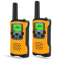 Girl Toys Age 3-12, Long Range Two Way Radios for Adults Gifts for Girls Age 3-12 Christmas Birthday Gifts Presents Toy for 3-12 Year Old Girls Orange MDJ05