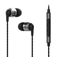 SoundMAGIC E80C High Fidelity in-Ear Sound Isolating Earphones with Mic and Remote for Audiophiles - Gunmetal