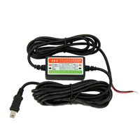 Dash Cam Hard Cable Wire Mini USB Direct Car Charger Cable Power Supply for Car Truck Dash Camera Driving Recorder 12V 24V to 5V 2.1A