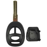 qualitykeylessplus Replacement Remote Head Key 3 Button Case for Saab FCC ID KHH20TN1 with 4 Track Blade
