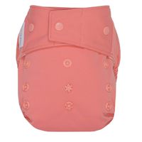 GroVia Reusable Hybrid Baby Cloth Diaper Snap Shell (Rose)