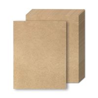 48 Sheets Brown Kraft Paper, Letter Sized Brown Rustic Stationery Paper for Printing, Arts, Crafts and Writing, 120 GSM, 8.5 x 11"