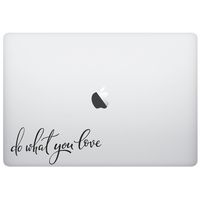 Laptop MacBook Decal - Do What You Love - Matte Black Skins Stickers