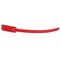 Panduit CM4S-L2 Cable Marker Strap, Polyethylene, 15.3-Inch Length, Red (50-Pack)