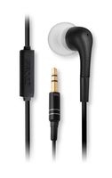Earpollution EP-LB-MIC-Black Luxe MicroBud with Mic - Retail Packaging - Black