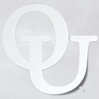 Nudge Printing Oakland University OU White Car Decal Sticker from