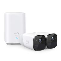 eufy Security eufyCam 2 Wireless Home Security Camera System, 365-Day Battery Life, HD 1080p, IP67 Weatherproof, Night Vision, Compatible with Amazon Alexa, 2-Cam Kit, No Monthly Fee