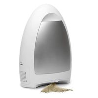 EyeVac Home - Touchless Stationary Vacuum, Dual High Efficiency Filtration, Corded, Bagless, Automatic Sensors, 1000 Watt - White