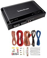 Rockford Fosgate Prime R150X2 R150 150 Watt RMS 2-Channel Car Amplifier+Amp Kit