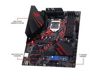 ASUS ROG Strix B360-H Gaming/Optane LGA1151 (300 Series) DDR4 HDMI DVI M.2 ATX Motherboard with 16GB Intel Optane Memory