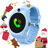 DUIWOIM Smartwatch for Kids GPS Tracker Kids Smart Watch for Girls Boys with SOS Camera Alarm Clock Game 1.44 inch Touch Screen Sport Fitness Tracker Smart Watches（Blue）