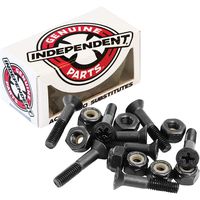 Independent Genuine Parts Cross Bolts Standard Phillips Skateboard Hardware (Black/Black, 7/8")