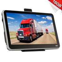 Xgody 560 Portable Truck GPS Navigation for Car 5 Inch Sat Nav Touch Screen Support Spoken Turn-by-Turn Directions and Speed Limit Displays with Lifetime Free Maps Updated Sunshade