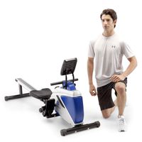 Marcy Foldable Magnetic Rowing Machine with Adjustable Resistance & Transport Wheels ME-1018RE, One Size