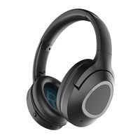 iDeaPLAY Active Noise Cancelling Headphones, Bluetooth 4.2 with apt-X, Wireless Over Ear Headphones with Microphones, 30 Hours Playback