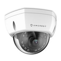 Amcrest 5MP Outdoor PoE IP Camera, UltraHD 5MP Security Camera, 2.8mm Lens, IP67 Weatherproof Security, Cloud & MicroSD Recording (IP5M-1176EW) White