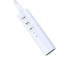 Bluetooth aux cable adapter for car, bluetooth receiver for home stereo, handsfree speakerphone, wireless headphone adaptor, audio portable music kit