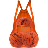 Mesh Bag Ball Beach Toy (Orange - XXL) - Large Backpack for Basketball Pool Swim