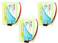 3 Pack - Replacement for Uniden BT-1005 Battery - Compatible with Uniden Cordless Phone Battery (700mAh 3.6V NI-MH)