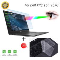 15.6 Inch Anti Blue Light Screen Protector for Dell XPS 15 9570 15.6 Inch with Keyboard Cover for 2019 2018 Dell XPS 15 9570 Laptop Screen Filter Eye Protection Anti Glare Screen Protector Cover