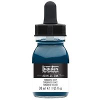 Liquitex, Turquoise Deep Professional Acrylic Ink 1-oz jar