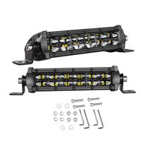 LED Light Bar 6 Inch, Swatow Industries 2PCS 96W Slim Dual Row Spot Flood Combo LED Pods Off Road LED Driving Lights for Truck Offroad SUV UTV ATV Boat