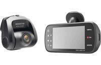 Kenwood DRV-A601WDP 4K Ultra HD Dash cam with 3" Display, Wi-Fi, and Included Rear-View cam