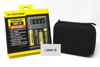 NITECORE NEW i4 Intellicharger + PRIMEDEALS Car Adapter + PRIMEDEALS Protective Battery Organizer + BONUS FREE PRIMEDEALS Travel Case by PrimeDeals